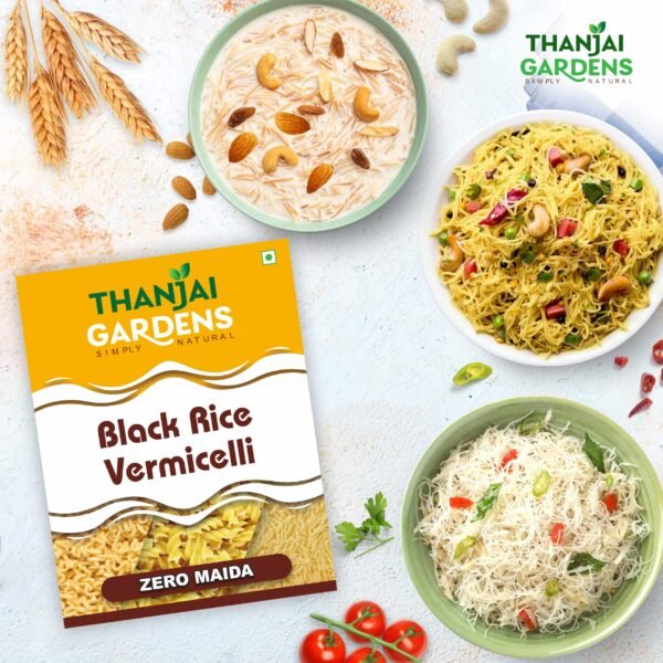 Black Rice Vermicelli 175gm - Image 3